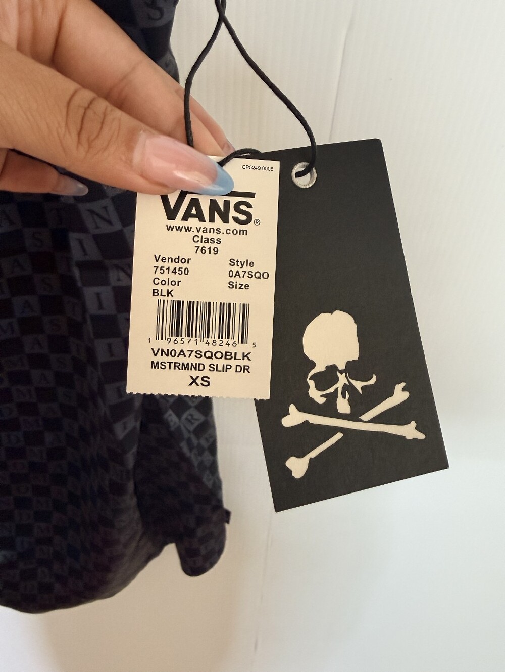 Vans X Mastermind Collab Slip Dress Gothic Skulls - Picture 7 of 16